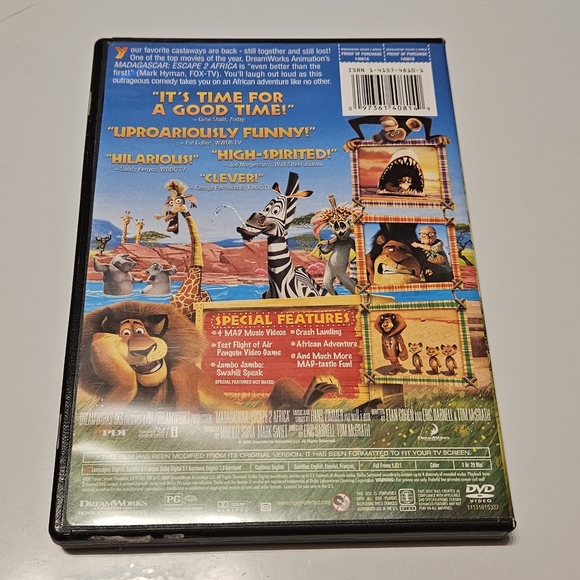 Madagascar Escape 2 Africa DVD - Picture 2 of 3